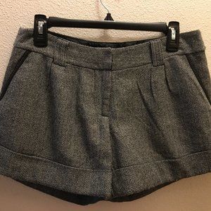 Charlotte Russe Wool Shorts, Sz 8.  (R-12)